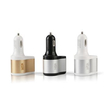 Imagen de Cargador Auto U2 Wesdar Dual Usb/cigarette Black
