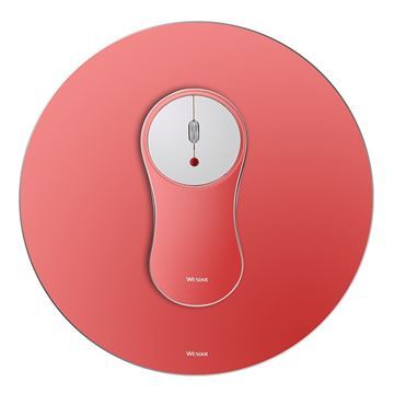 Imagen de Combo Wesdar Mp1 Aluminio Mouse/mousepad Red