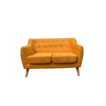 Imagen de Sillón Japandi 2 Cuerpos Mostaza