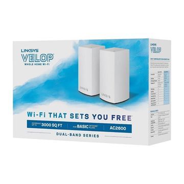 Imagen de Linksys Velop Whw0102 Sist. Malla Wifi Ac2600 2pk