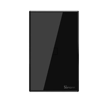 Imagen de Sonoff Interruptor De Pared 1 Boton Wifi Rf Negro