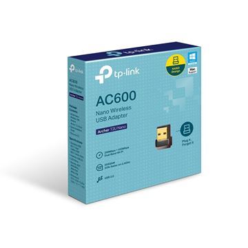 Imagen de Adap Usb Tpl 600mb Wless Archer T2U Nano