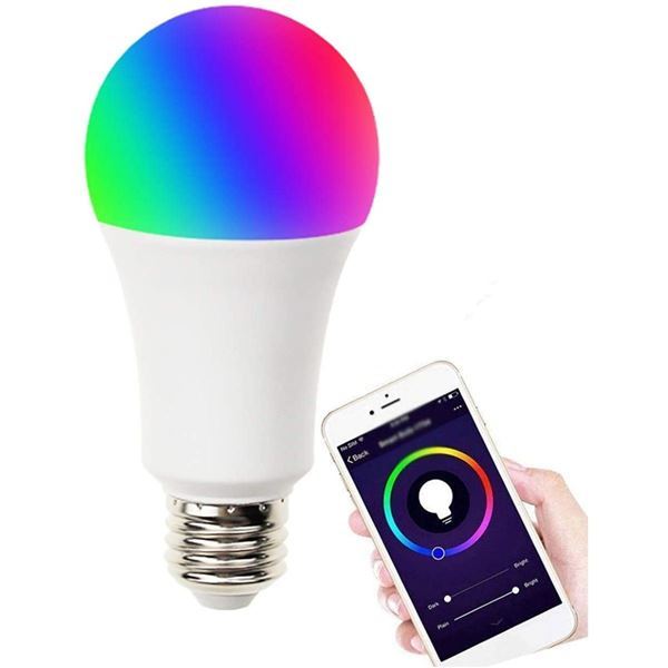 Imagen de Frankever Wi-fi Smart Led Bombilla A19 Rgbcw