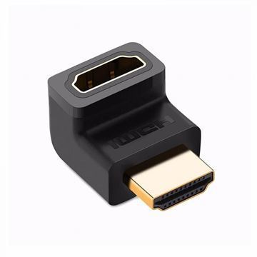 Imagen de Adaptador Ugreen Hdmi Macho/hembra Angulado Negro