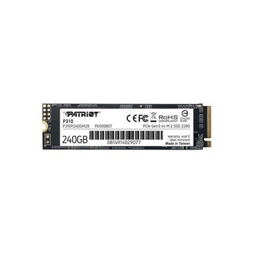 Imagen de Ssd Patriot P310 240gb M.2 Nvme 2280 Pcie Gen 3