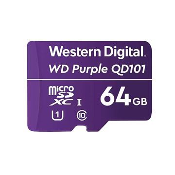 Imagen de Memoria Micro Sd Wd Purple Sdhc 64gb 500cl