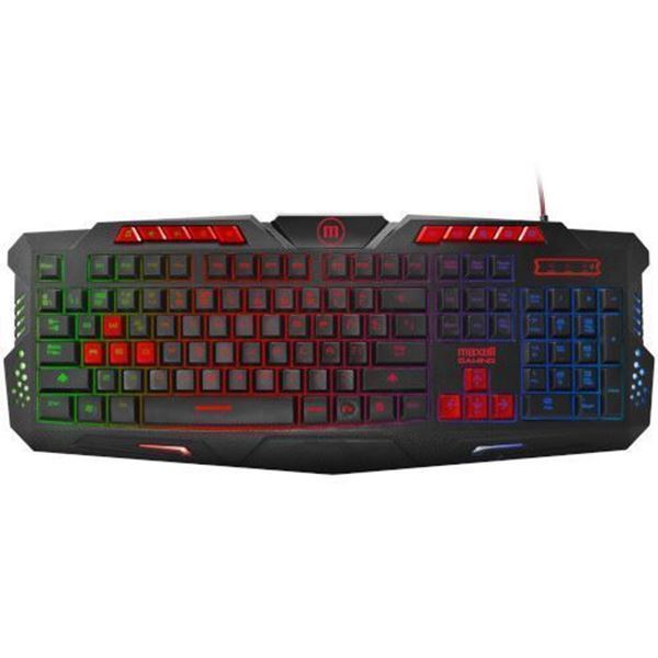 Imagen de Teclado Gamer Membrana Maxell Samurai Ca-kb-1200 Gaming Rgb