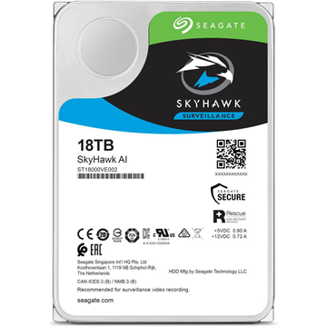 Imagen de Seagate Disco Duro 18TB SkyHawk AI ST18000VE002