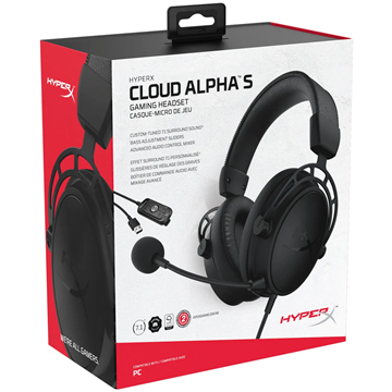 Imagen de Hyperx Cloud Alpha S 7.1 Black 4P5L2AA