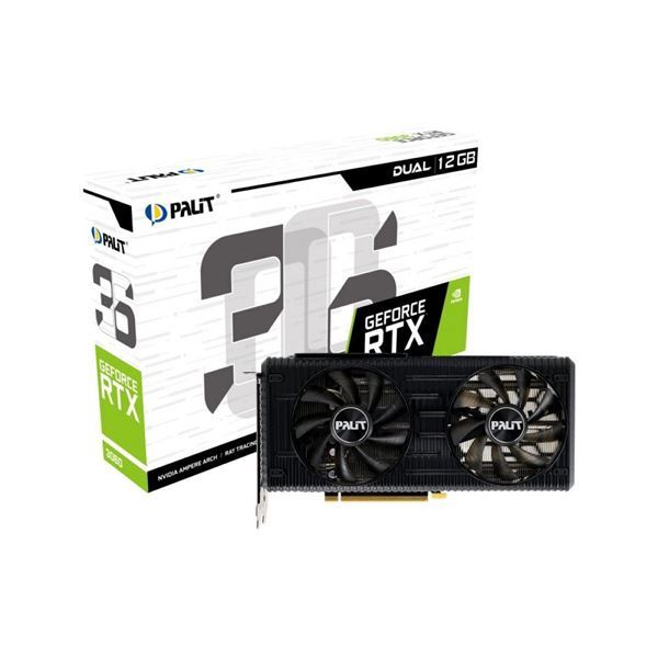Imagen de Palit Rtx 3060 Dual 12gb Gddr6 NE63060019K9-190AD
