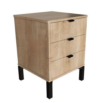 Imagen de Mesa De Luz Frank 3 Cajones