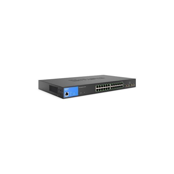 Imagen de Switch Linksys Lgs328pc 24pt Adm Poe+ 4sfp Gbit