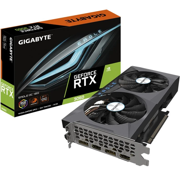 Imagen de Gigabyte GeForce RTX 3060 12GB GV-N3060EAGLEOC-12GD