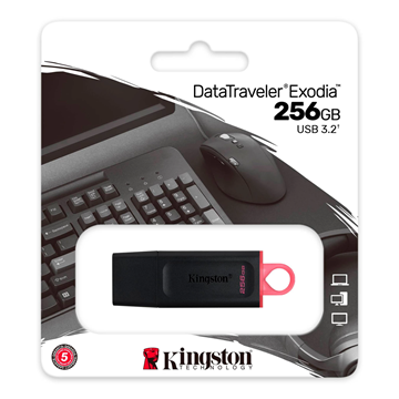 Imagen de Pendrive Kingston Exodia 256gb Usb 3.2 DTX/256GB