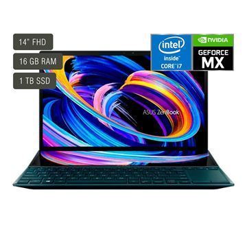 Imagen de Asus Zenbook 14'' Core I7 16gb 1tb W11 Mx450 Táctil 2 Pantallas