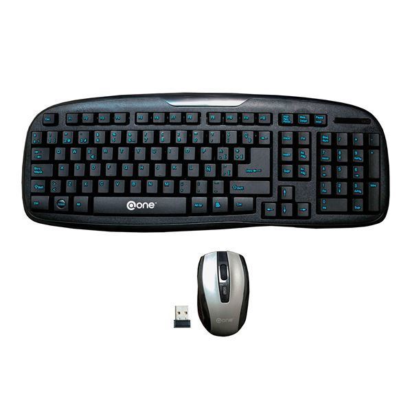 Imagen de Combo Mouse y Teclado Inalámbrico One