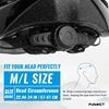 Imagen de Casco Para Ciclismo Con Lentes y Luz Funwict Ajustable