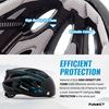 Imagen de Casco Para Ciclismo Con Lentes y Luz Funwict Ajustable