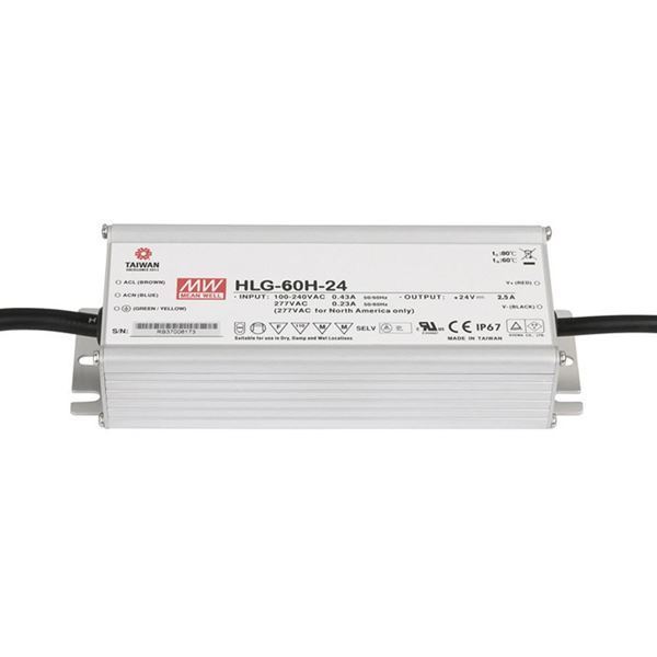 Imagen de Driver de alimentación LED IP65 CC/CV AC/DC 22-27V 2.5A
