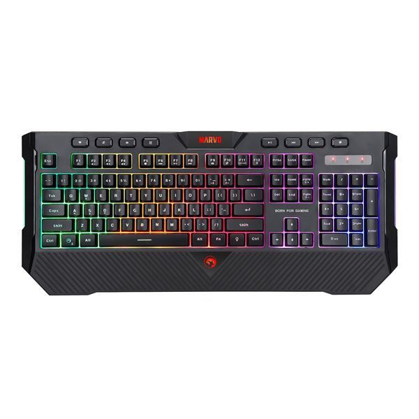Imagen de Teclado Gaming Marvo K656 Membrana Con Iluminación