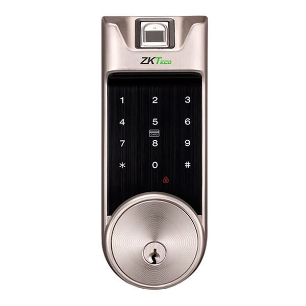 Imagen de Cerradura Inteligente ZKTeco Código Huella Tarjeta Celular