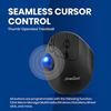 Imagen de Mouse Diestro Ergonómico Inalámbrico Trackball Perixx 801