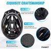 Imagen de Casco Para Ciclismo Con Vicera y Luz Funwict Ajustable