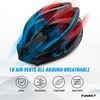 Imagen de Casco Para Ciclismo Con Vicera y Luz Funwict Ajustable