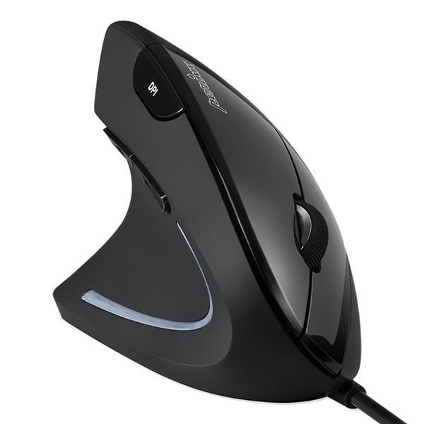 Imagen de Mouse Zurdo Ergonómico Usb Perixx 513