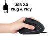 Imagen de Mouse Zurdo Ergonómico Usb Perixx 513
