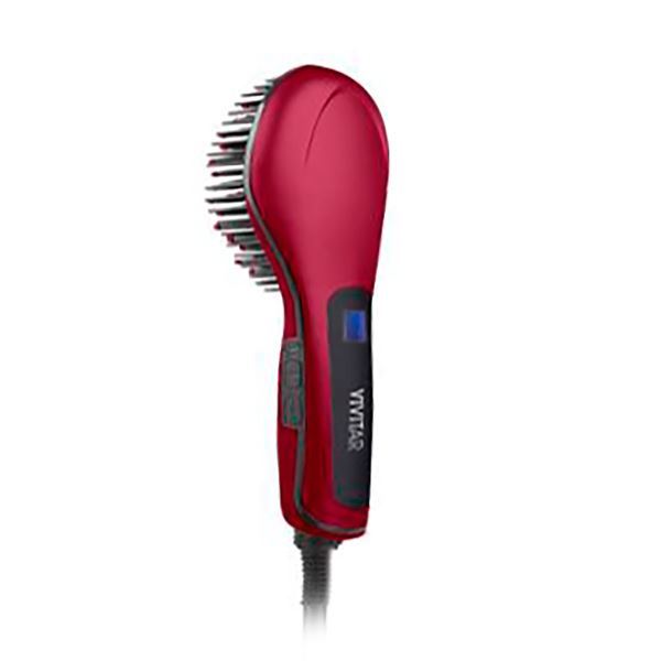 Imagen de Cepillo Alisador Vivitar Para Cabello Temperatura Ajustable