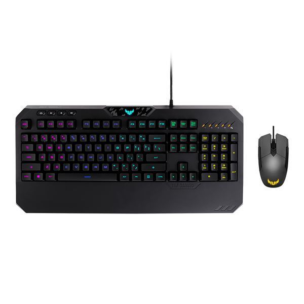 Imagen de Combo Gaming Asus Tuf M5 K5 Usb Rgb 6200dpi Membrana