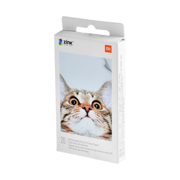 Imagen de Papel Fotográfico Xiaomi Pack x20 Para Impresora Portátil