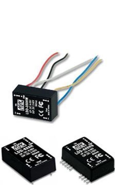 Imagen de Driver LED, Entrada: 9-56VCC, Salida: 700mA. 36,4W, Rango Tensión 2-52V, Reductor de tensión, conexión por cables