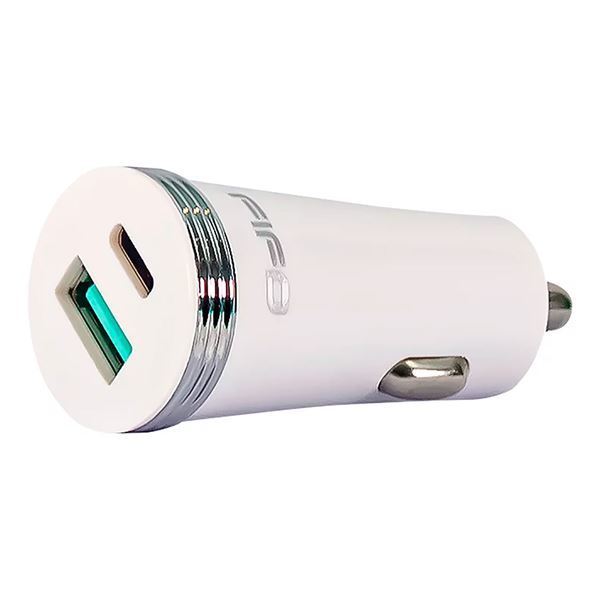 Imagen de Cargador De Auto Fifo Usb C + Usb A 20w Carga Súper Rápida