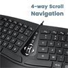 Imagen de Combo Mouse Y Teclado Ergonómicos Usb Perixx 406