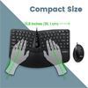 Imagen de Combo Mouse Y Teclado Ergonómicos Usb Perixx 406