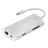Imagen de Hub Unno Tipo C  8 En 1 Hdmi Rj45 Pd Usb 3.0 Sd Micro Sd