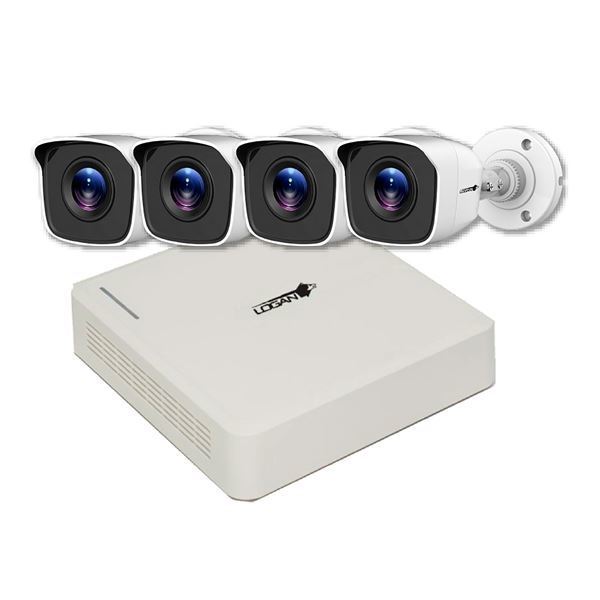 Imagen de Kit Logan Dvr Híbrido All in One Cámaras Bullet