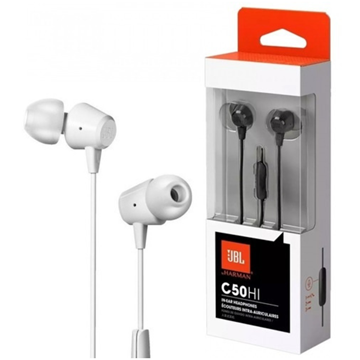 Imagen de Auriculares manos libre JBL C50HI blanco