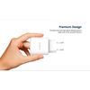 Imagen de Cargador De Pared + Cable 5A Oraimo Usb Y Tipo C Eu 22,5w