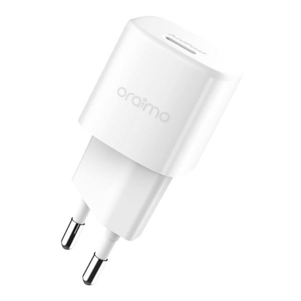 Imagen de Cargador De Pared + Cable Oraimo Tipo C Eu 20w