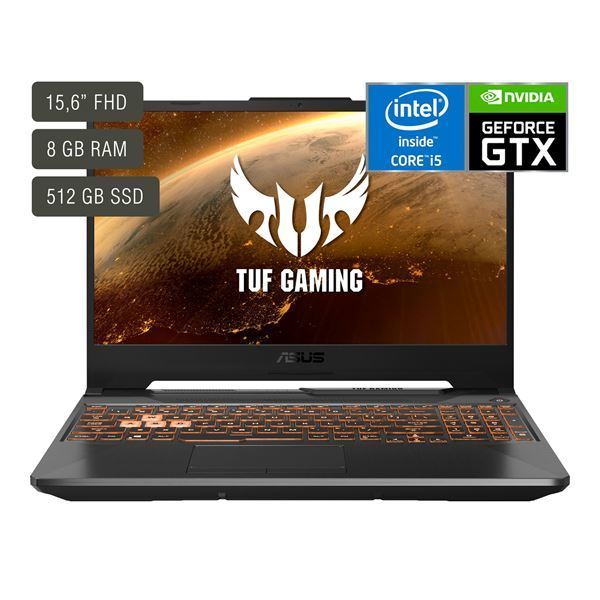 Imagen de Asus Intel i5 10300H 15.6 GTX 1650 8gb SSD 512gb FX506LHB-HN323W