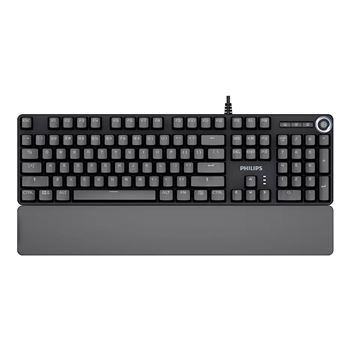 Imagen de Teclado Gaming Usb Philips Retroiluminado Reposamuñecas