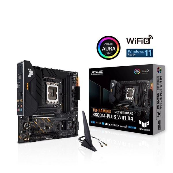 Imagen de Motherboard Asus Tuf Gaming B660m-plus Wifi D4 S17