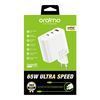 Imagen de Cargador De Pared + Cable Usb C - Usb C Oraimo Eu 65w