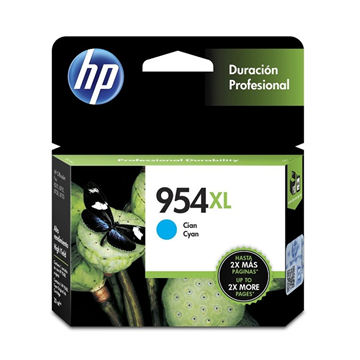 Imagen de Cartucho de tinta HP 954xl Ink cartridge Cyan 1,600 pages