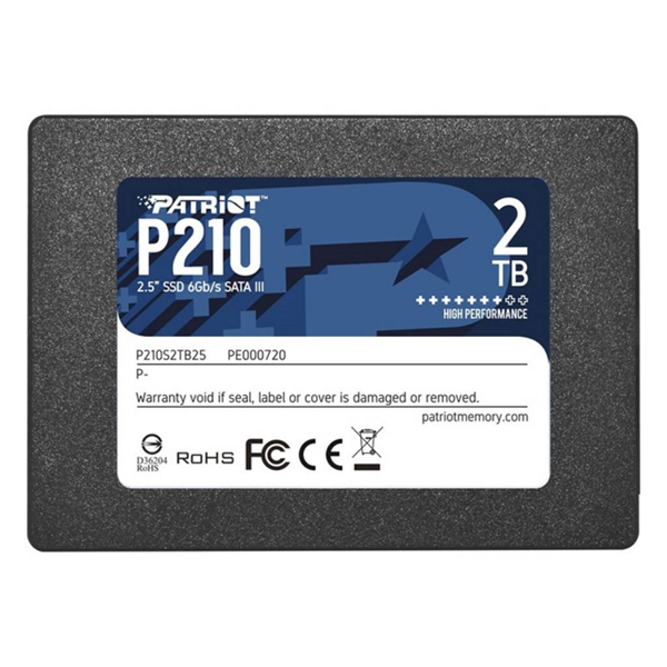 Imagen de Patriot SSD 2TB SATA P210S2TB25