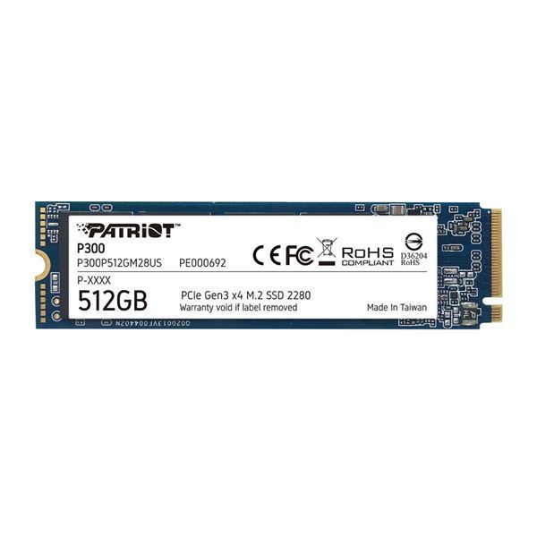 Imagen de Patriot SSD 512GB NVMe M.2 P300P512GM28