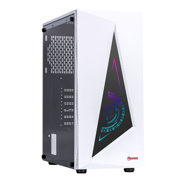 Imagen de Gabinete Gaming Marvo Ca-119 Panel RGB Mid Tower Atx